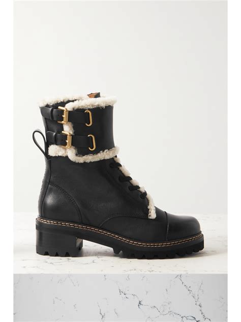 chloe boots sale uk|see by chloe shearling boots.